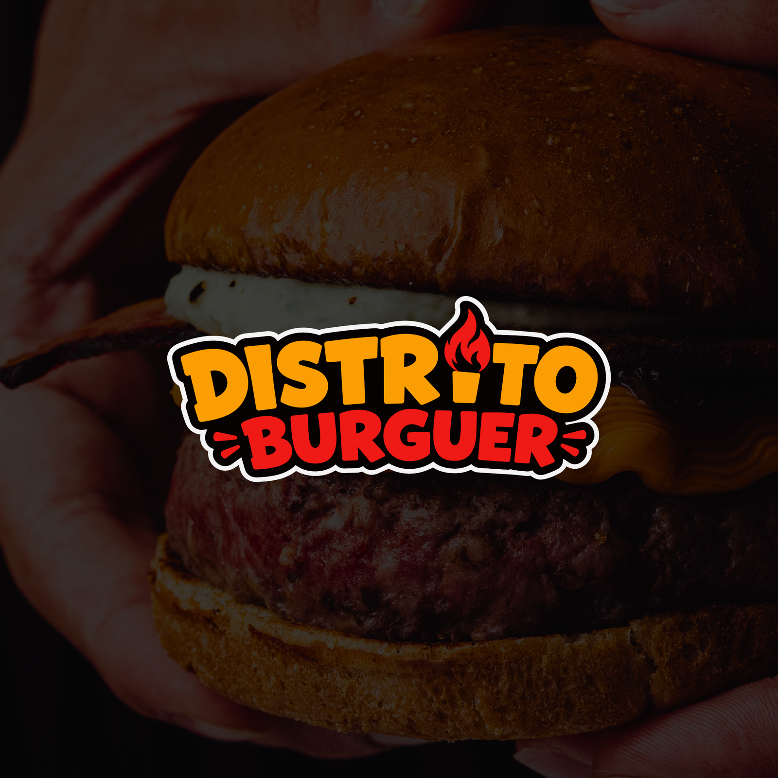 Logotipo principal de Distrito Burger