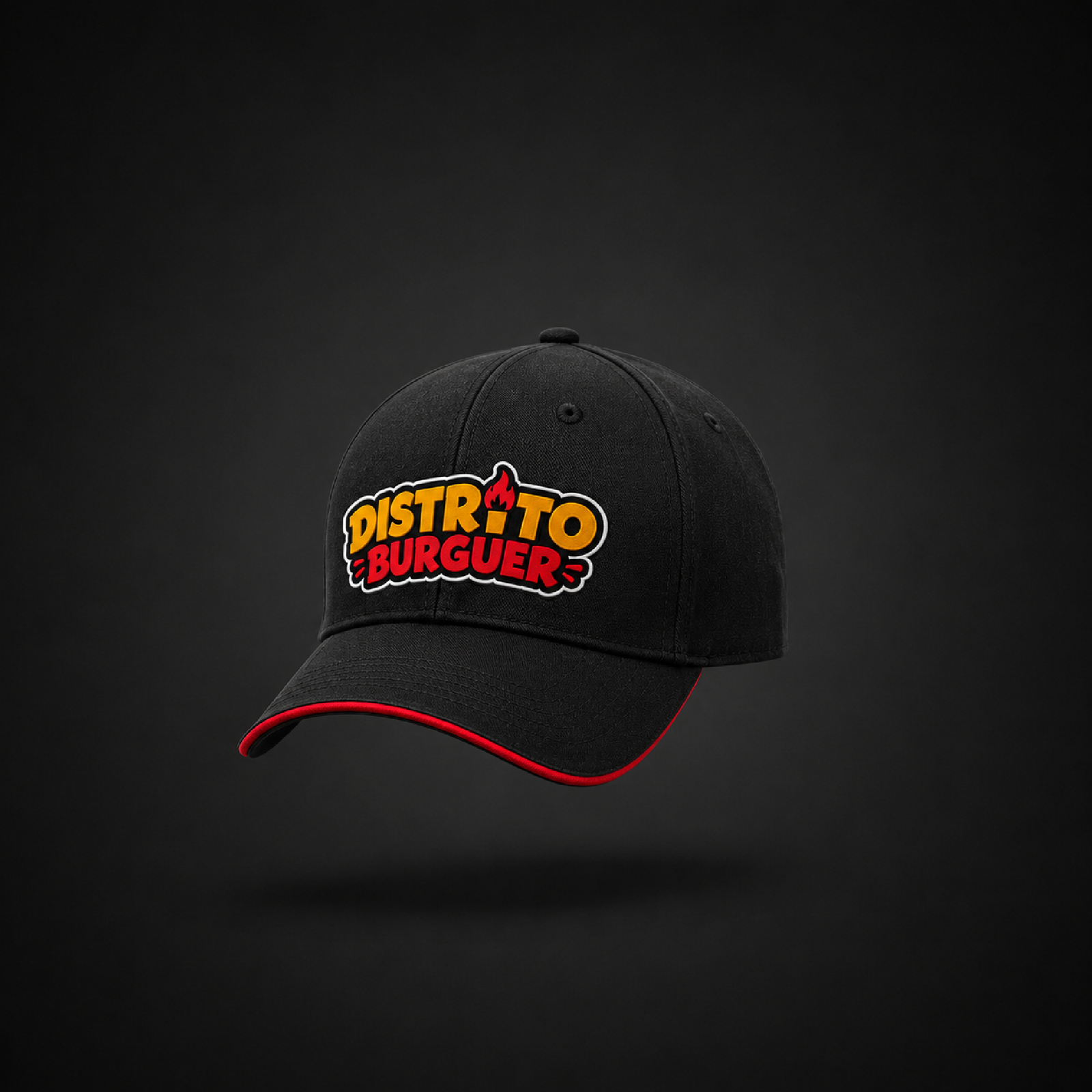 Aplicación de la identidad visual de Distrito Burger