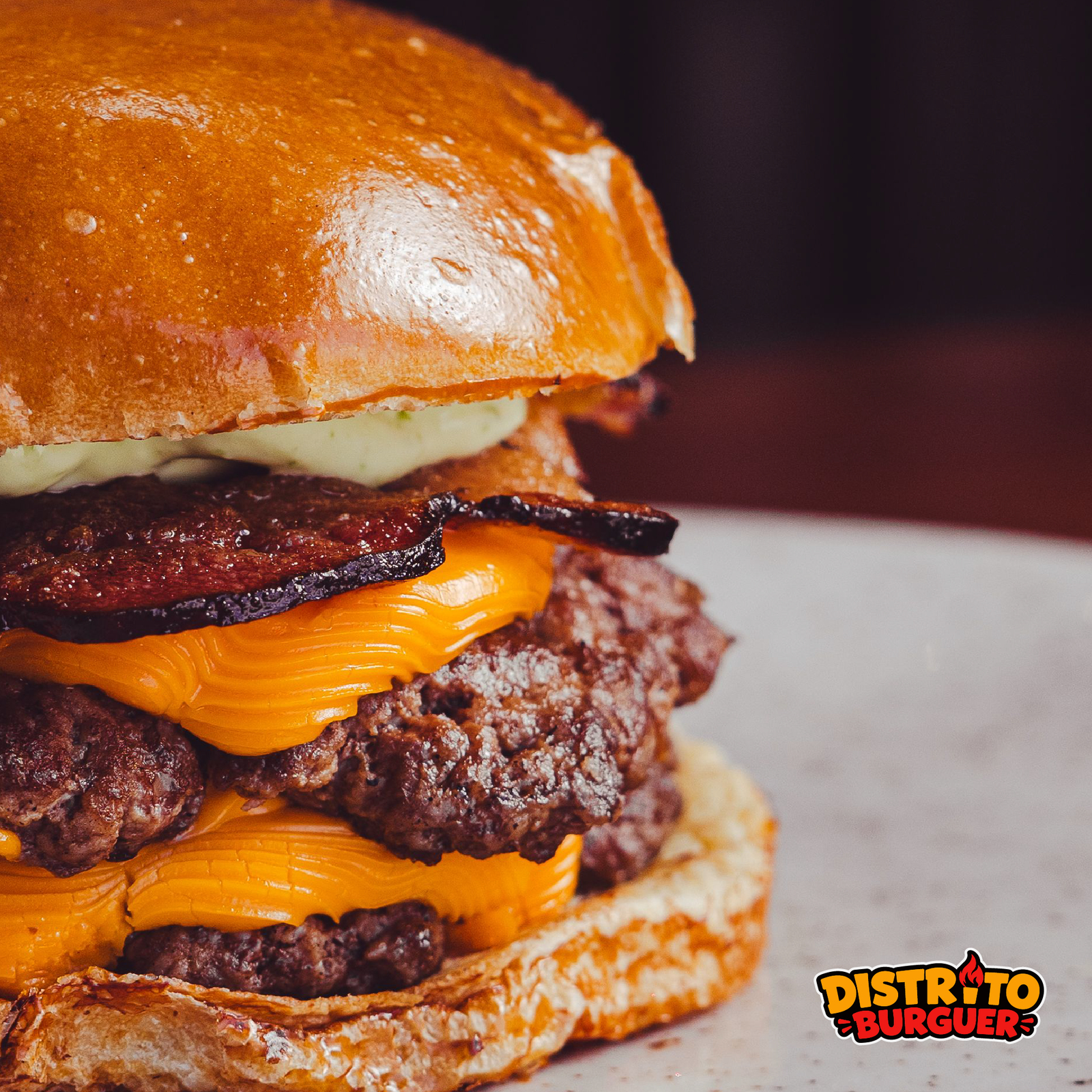 Fotografía de marca de Distrito Burger